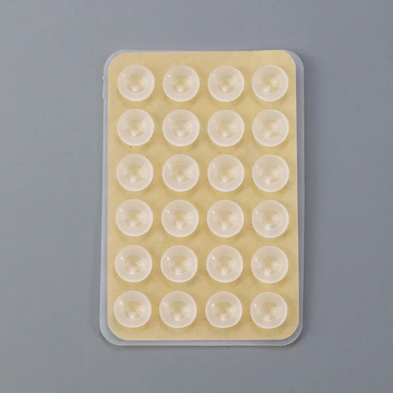 แผ่นดูดซิลิโคนสติกเกอร์ด้านหลังถ้วยดูดที่วางโทรศัพท์ซิลิโคนถ้วยสมาร์ทโฟนขาตั้งติดผนังคงที่สําหรับกระเบื้องเซรามิคแก้ว