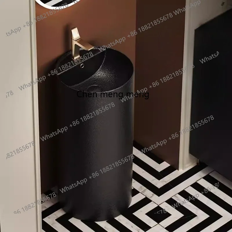 

X Retro washbasin, bathroom column type, hotel, floor-to-ceiling washbasin