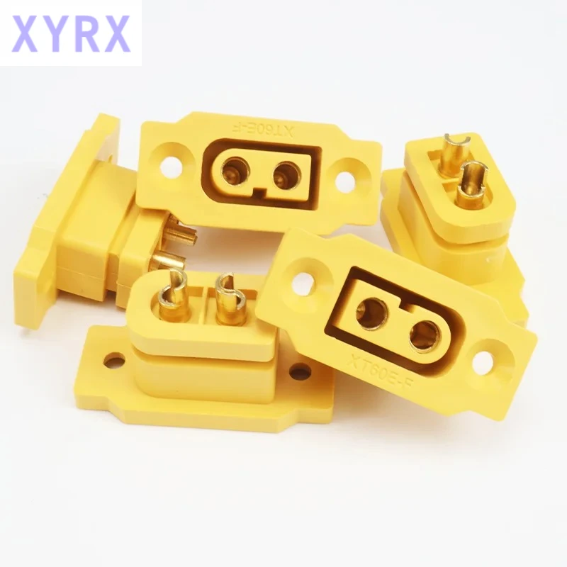 5pair / 5Pcs XT60 Series XT60 XT60E-F Female Plug Large Current Gold/Brass Ni Plated Connector Power Battery Connecting Adapter