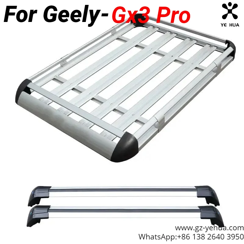 

For Geely GX3 Pro Yuanjing X3 Pro Aluminum Alloy Roof Rack Modifying Shelf Frames Vehicle Modification External Components