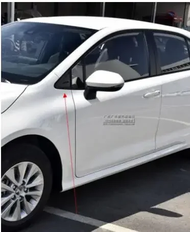 

For Toyota corolla 2014 2015 2016 2017 2018 rear mirror triangle cover 2pcs