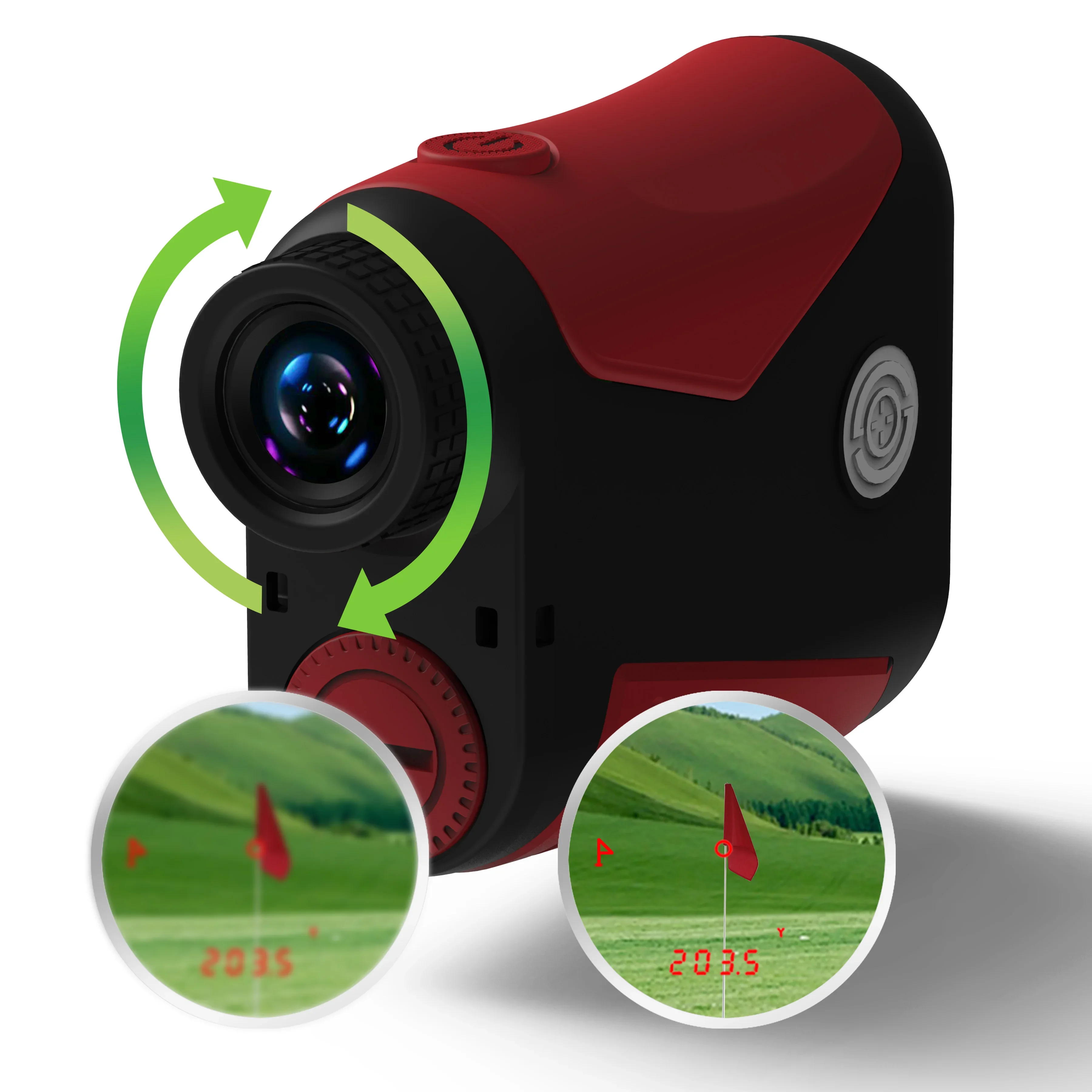 

Speaker Range Finder Golf Laser Rangefinder with Slope Function