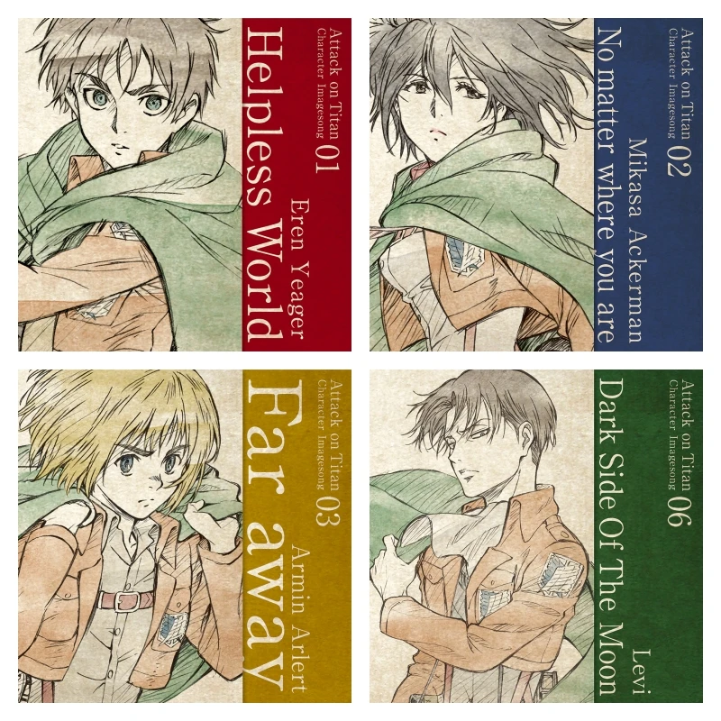 Атака-Титанов-нарисованная-вручную-версия-llavero-аниме-Эрен-Микаса-Армин-Леви-милая-акриловая-фигурка-брелок-для-фанатов-подарки-на-день-рождения