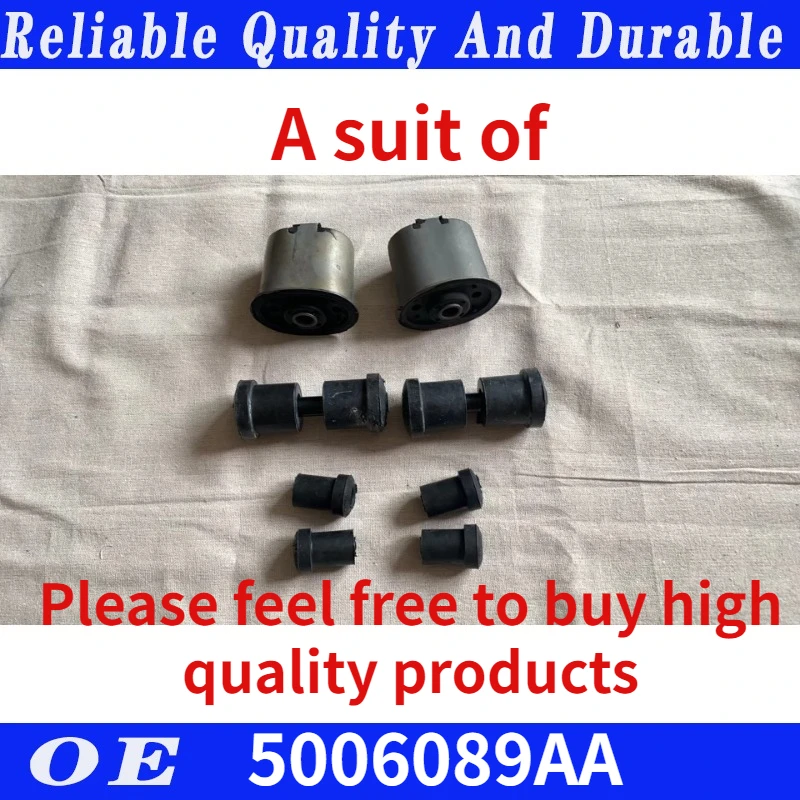 

A SUIT FIT For 2001-2007 GRAND CARAVAN CHRYSLER TOWN & COUNTRY REAR LEAF SPRING BUSHINGS 4228492 4743040AA 5006950AA 5006089AA