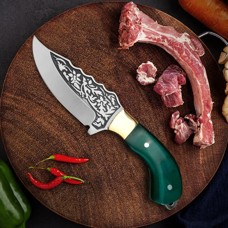 Stainless Steel Boning Knives Handmade Forged Knife Fruit Slicing Knife Meat Cleaver Chef Butcher Knife Fish Cooking Tools