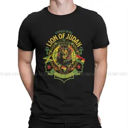 Rastafarian Lion Graphic TShirt Rasta Printing Tops Comfortable T Shirt Male Tee 100% Cotton Gift Clothes