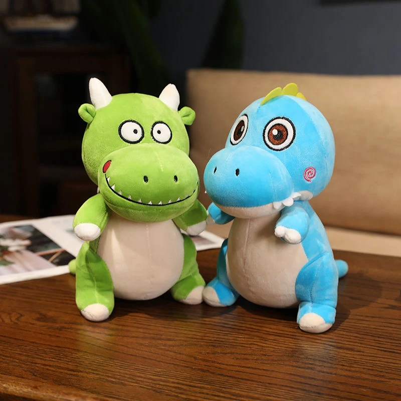 25CM Kawaii Love สามเหลี่ยมของเล่นตุ๊กตาขนาดเล็ก Birthday Party Wrap ของขวัญเด็กไดโนเสาร์โบราณตุ๊กตาเทศกาลของขวัญ