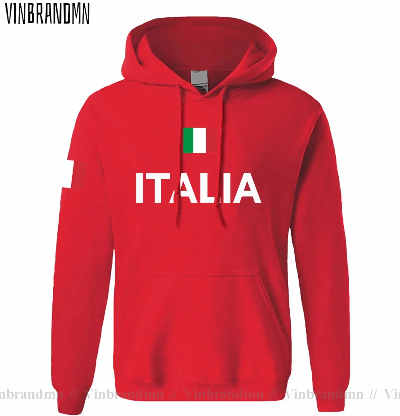 Italy Italia Italian ITA Mens Hoodies Pullovers Hoodie Male Sweatshirts New Streetwear Sportswear Tracksuit Nation Flag Clothing