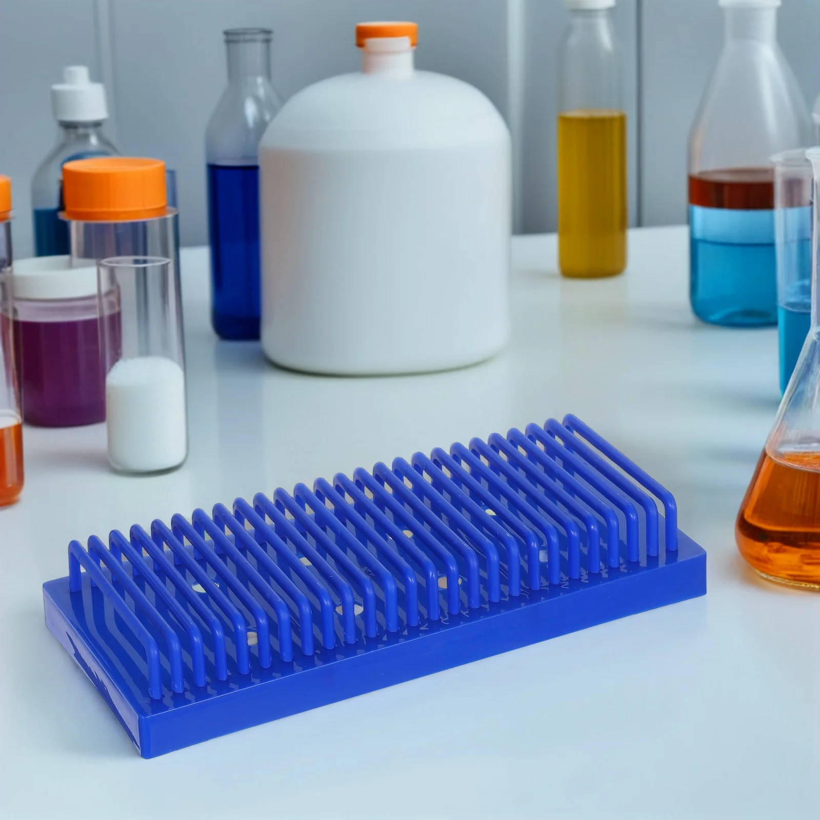 

Slide Drainer Lab Holder Rack Drying Stand for Slides Glass Laboratory Shelf Consumables