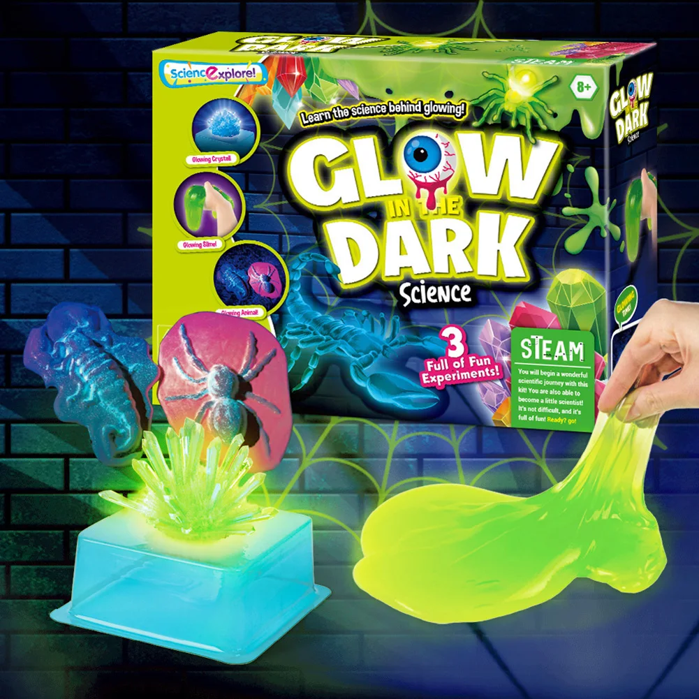 Glow-in-the-Dark Science Set For Kids Funny Children's Educational Toys For Boys Girls