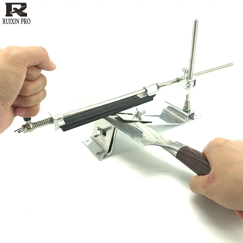 RUIXIN PRO Simple fixed table top fixed angle sharpener for grinding cutting edge kitchen knives scissors multifunctional knives