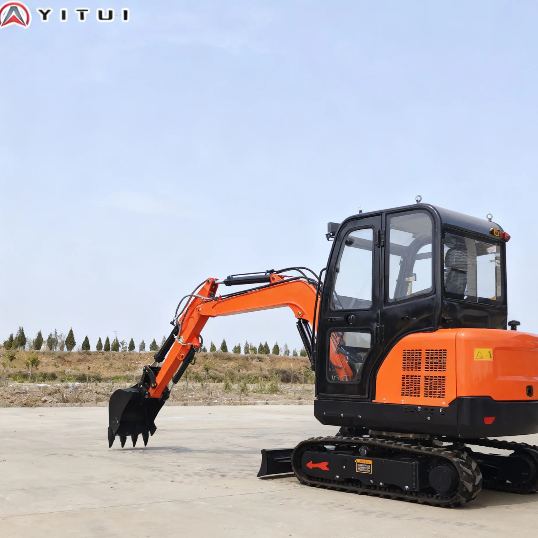 حفارة صغيرة الأكثر شعبية Epa Euro 5 حفارة صغيرة ذات أرجوحة جانبية كبيرة مع ملحقات متعددة مخصصة #3