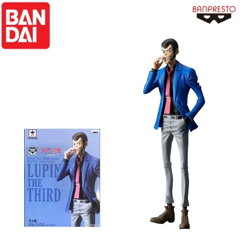 Oryginalne figurki akcji Bandai Banpresto Lupin III MSP Smoking Series, zabawki modelarskie, ozdoby na biurko, kolekcjonerskie prezenty - dostępne od ręki.