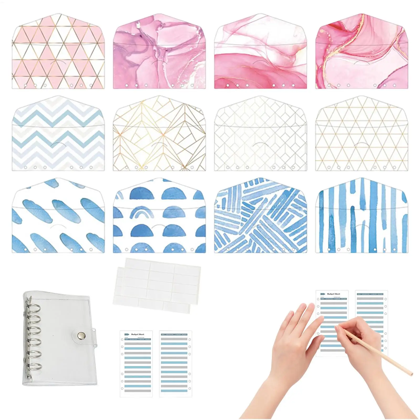 savings-envelope-12-pieces-a6-budget-with-labels-budget-envelopes-money-saver-binder-for-deposit-receipt-coin-check-currency