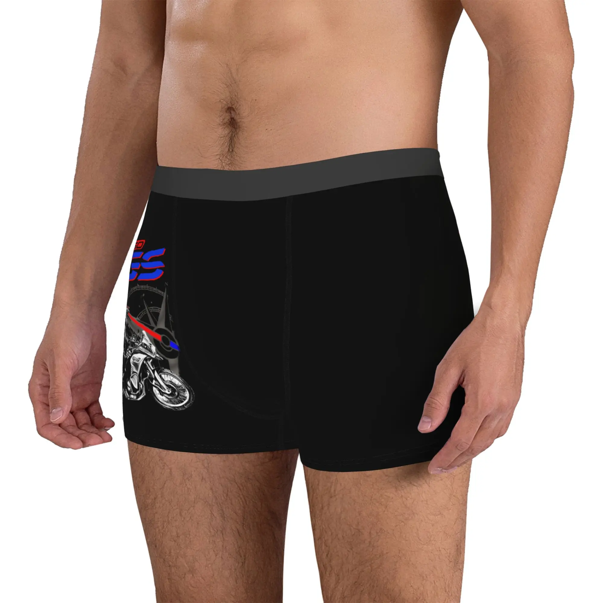 GS Motorcycle Adventure Boxer Shorts For Homme 3D Print Motorrad Biker Underwear Panties Briefs Breathable Underpants