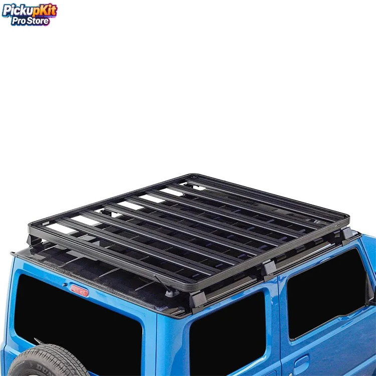 

Front Runner Style Steel-Aluminum Roof Rack for Jimny 3-Door Load 4x4 Off-Road Cargo Platform