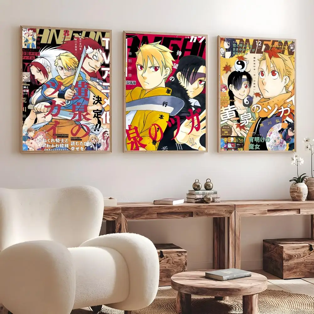 Manga Daemons of the Shadow Realm Poster Print Wall Art Pictures Canvas Painting Living Room Bedroom Home Decor