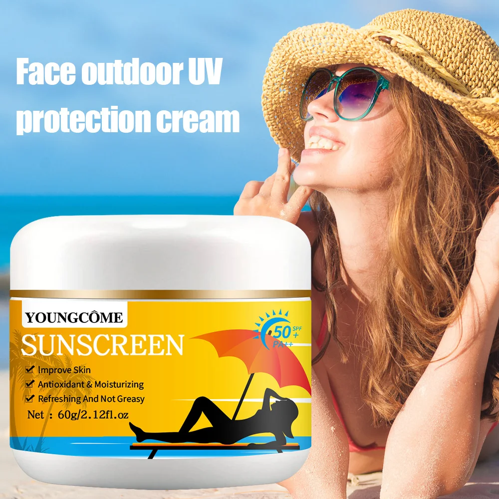 

Moisturizing VC Sunscreen Skin Protection Refreshing Makeup Sunscreen Cream UV Anti-aging Resistance Sunscreen Invisible Spf 50