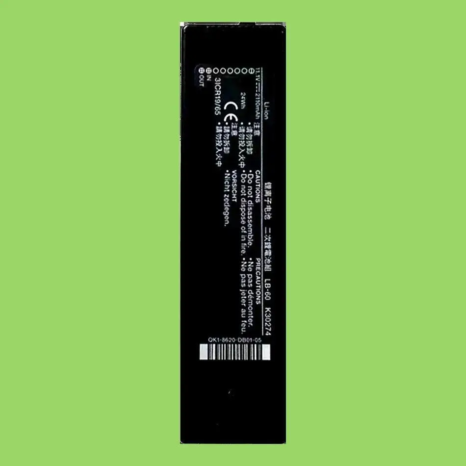 

Printer Battery 2200Mah For Canon LK-62 Pixma I260 I320 Ip100 Min 2446B003 K30274 LB-60 QK1-2505-DB01-05