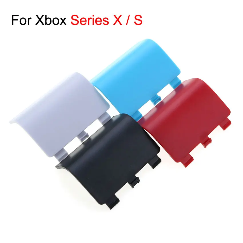 YuXi 1 Piece For Xbox Series X S Controller Plastic Battery Shell Lid Back Case Replacement Housing Door Cover