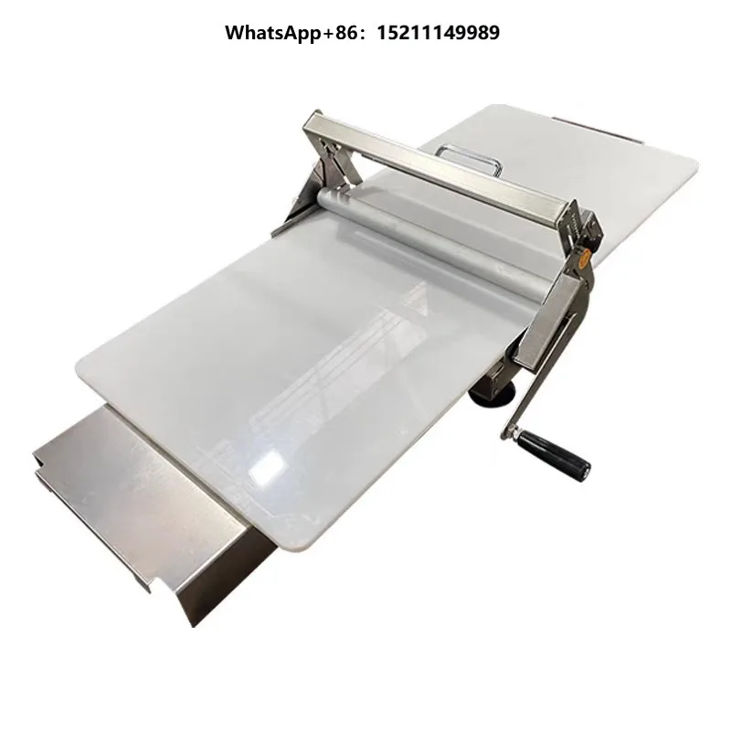 Manual Pastry Dough Sheeter Compact Bakery Tool for Croissant Production