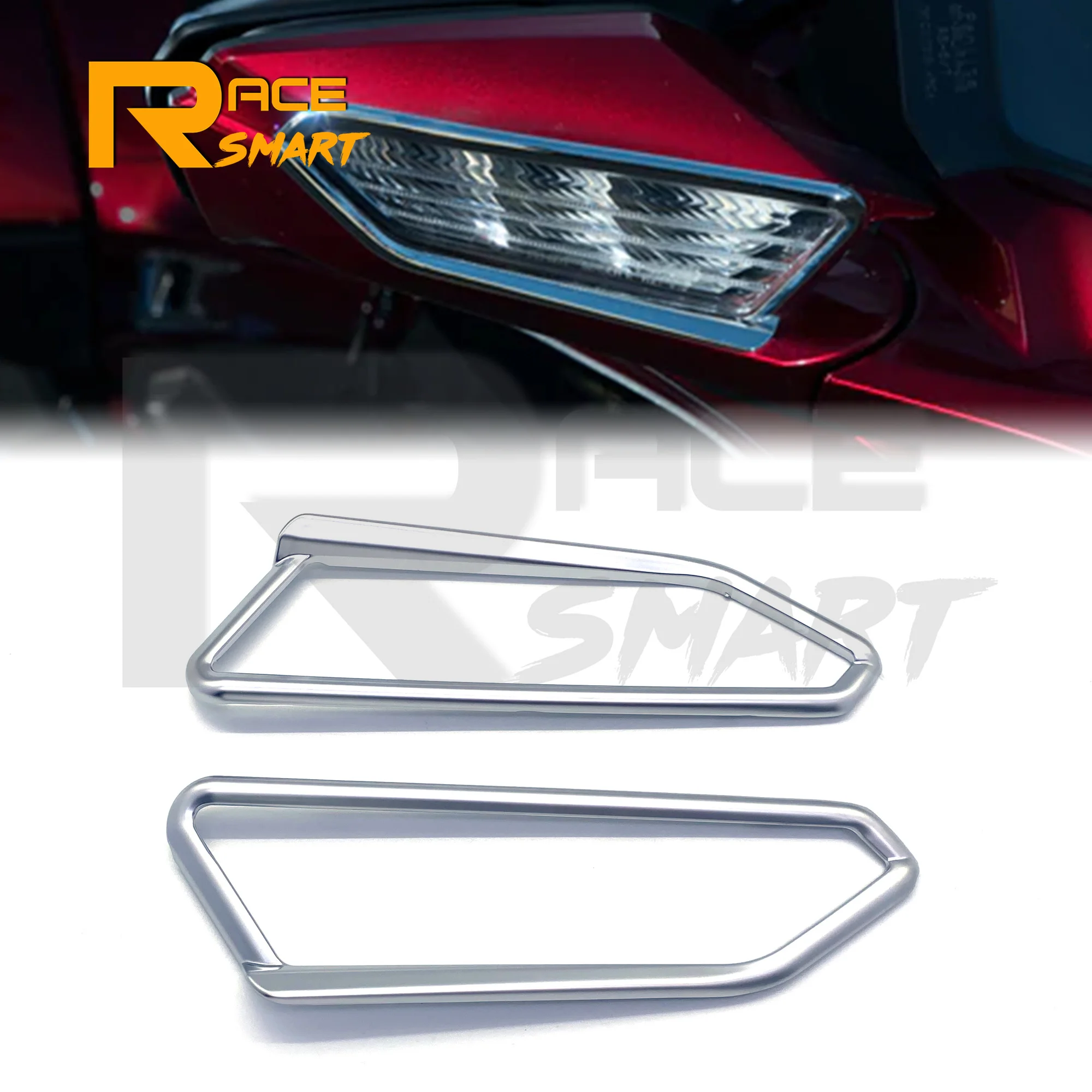 Motorcycle Chrome Rear Mirror Surround Covers Decoration Accessories For HONDA Gold Wing GL1800 2018-2023 2019 2020 2021 GL1800