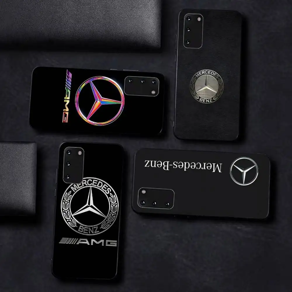 Car M-Mercedes-Ben-z-Backs Phone Case For Samsung S 24 Fe 25 Ultra Plus 20 Lite 21 30 22 23 24 22 Ultra 5G Fundas