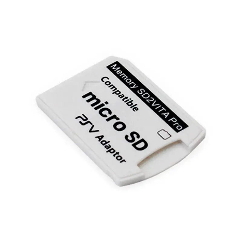 Adattatore scheda di memoria per SonyPlayStation VITA V6.0 SD2VITA Pro Henkaku 3.65 Sistema 1000 2000 TF MicroSD CardPSV Convertitore Bianco