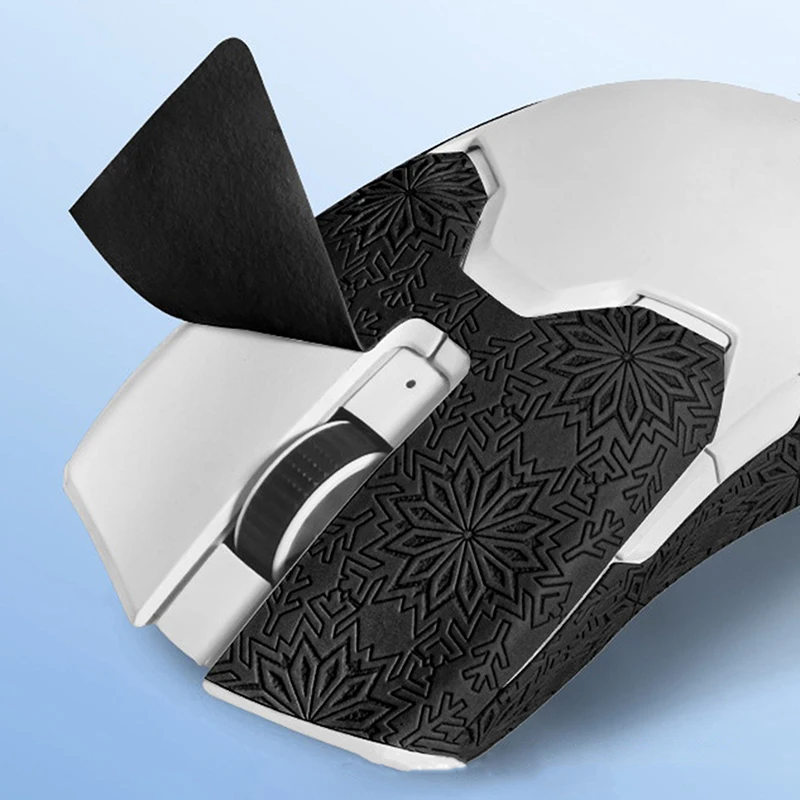 1Set Ultraglide Mouse Anti-Slip Sticker For VIPER V3 PRO Ultrathin Snowflake Texture Anti-Sweat Tape Patch