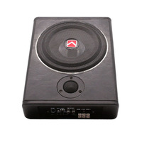 8 inch Car Ultra-Thin Subwoofer 12V High Power Active With Tweeter Wooden Stereo Speakers Installed Under The Seat
