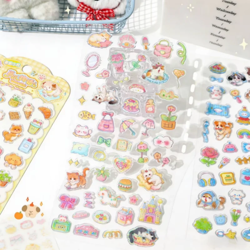 24pcs-lot-kawaii-cat-dog-animal-sticker-cute-scrapbook-diy-diary-decorative-sealing-sticker-album-stick-label