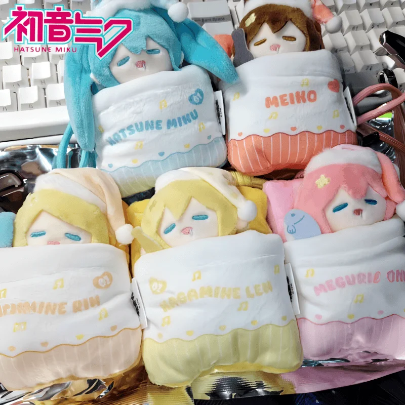 初音ミク-スイートドリーム-ブラインドボックスシリーズ-ぬいぐるみ-カードホルダー-ペンダント-フィギュア-フフ-ルカ-リン-カイト-ドール-漫画-おもちゃ-ギフト