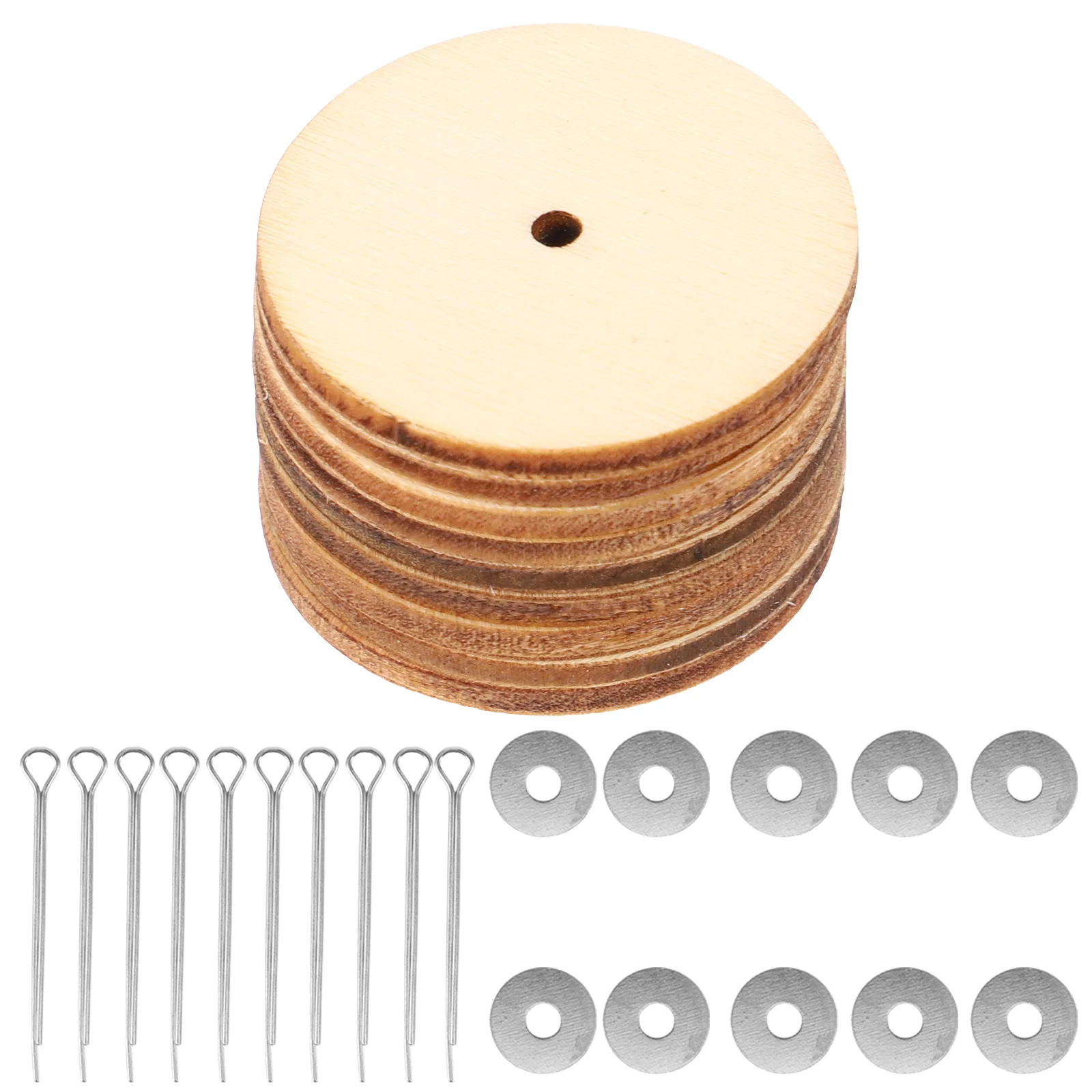 20 set Giunti in legno Accessori Forniture artigianali Connettore Mani Orso Giocattoli fai da te Ruota flessibile Creazione di regali ideali