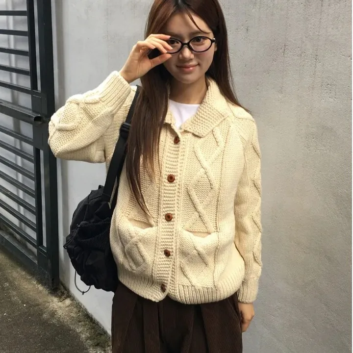 

Women's Knitwear Jaet Autumn Winter Simple Design Classy Collar Long Sve Loose Fit Comfortable Sle Chinese Brand