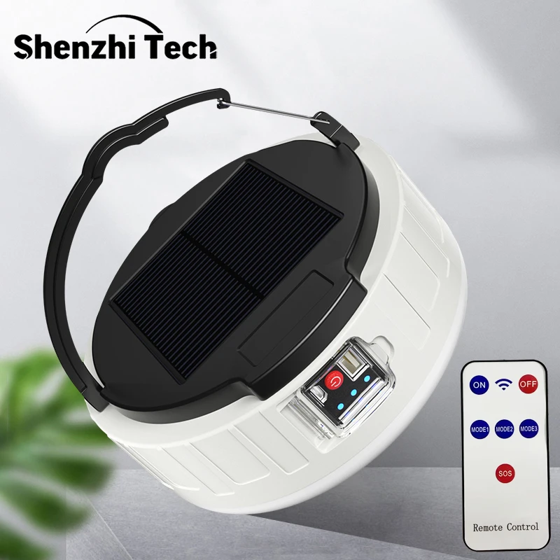 

Солнечный кемпинговый фонарь Shenzhi Tech – двойная зарядка (солнечная + USB), портативный аварийный светильник для активного отдыха, походов и использования при отключении электричества дома.