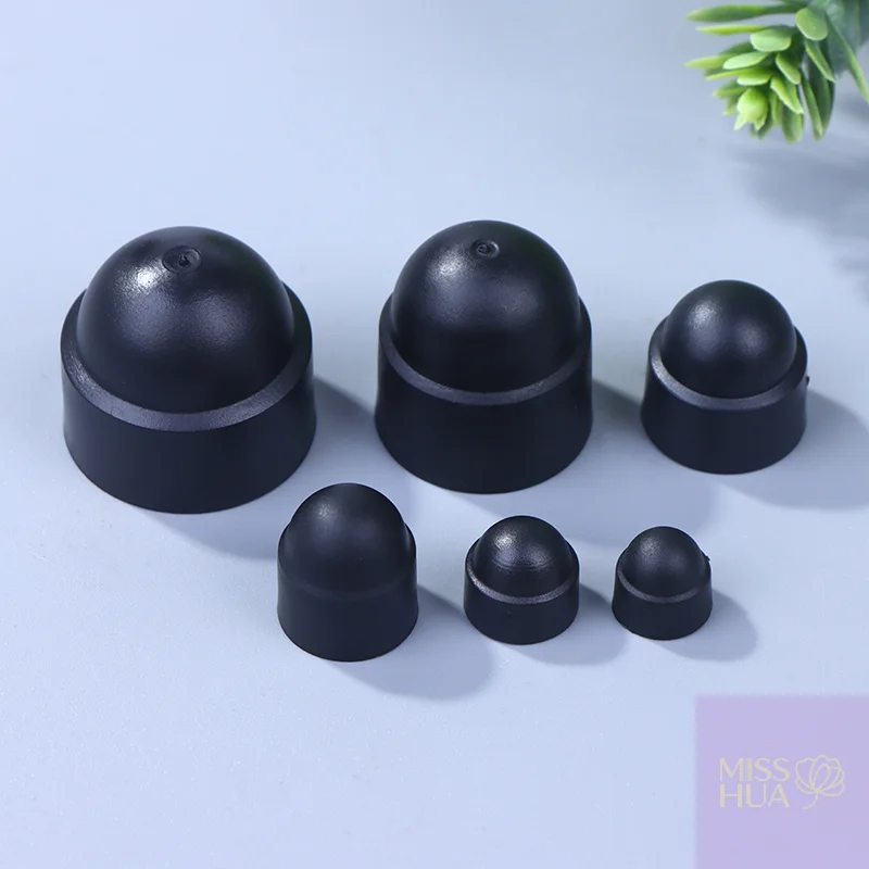 10Pcs M4 M5 M6 M8 M10 M12 Bolt Nut Dome Protection Caps Covers Exposed Hexagon Plastic Screw Protection Covers