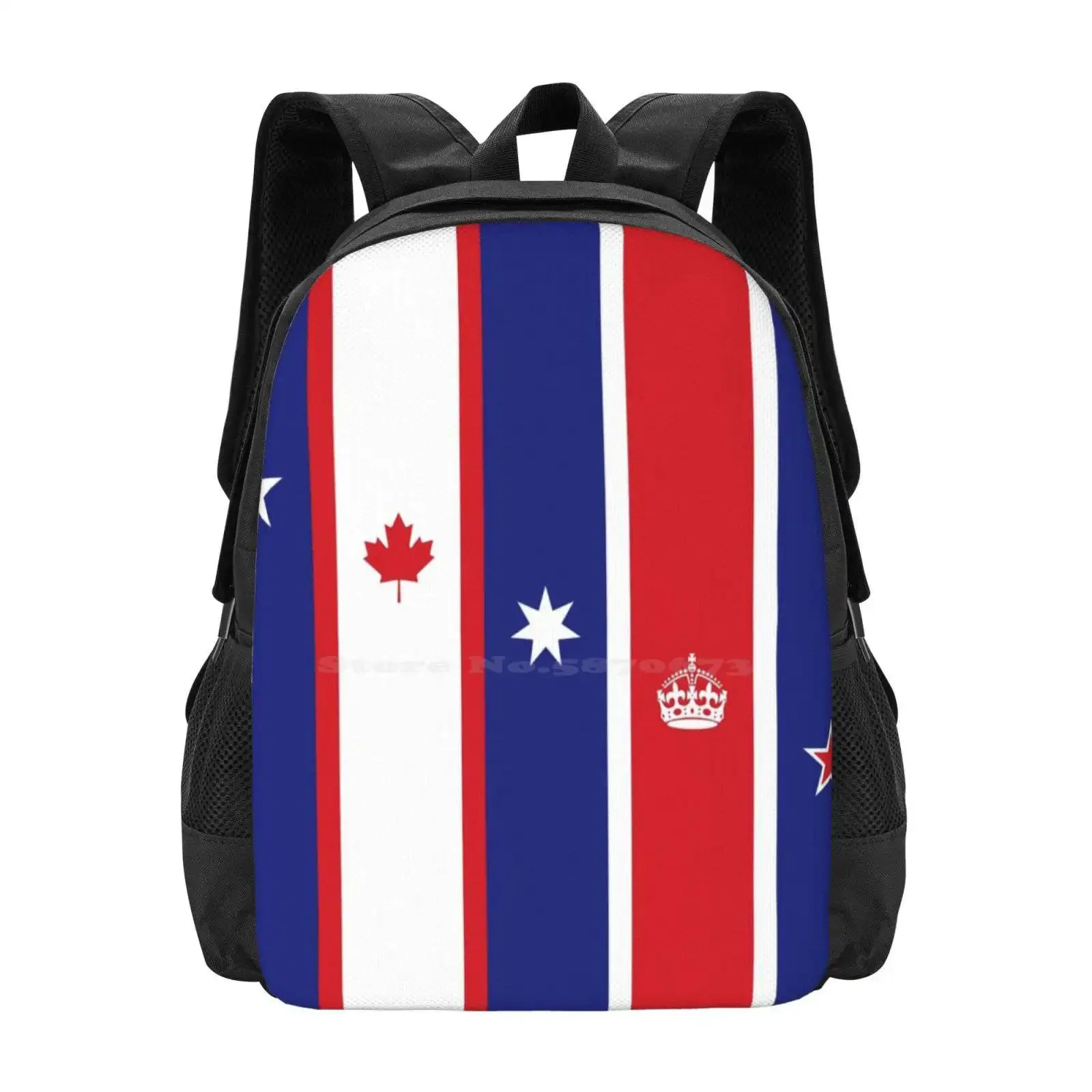 

The Five Eyes Hot Sale Schoolbag Backpack Fashion Bags Usa Canada Uk United Kingdom Australia English Commonwealth Anglophile