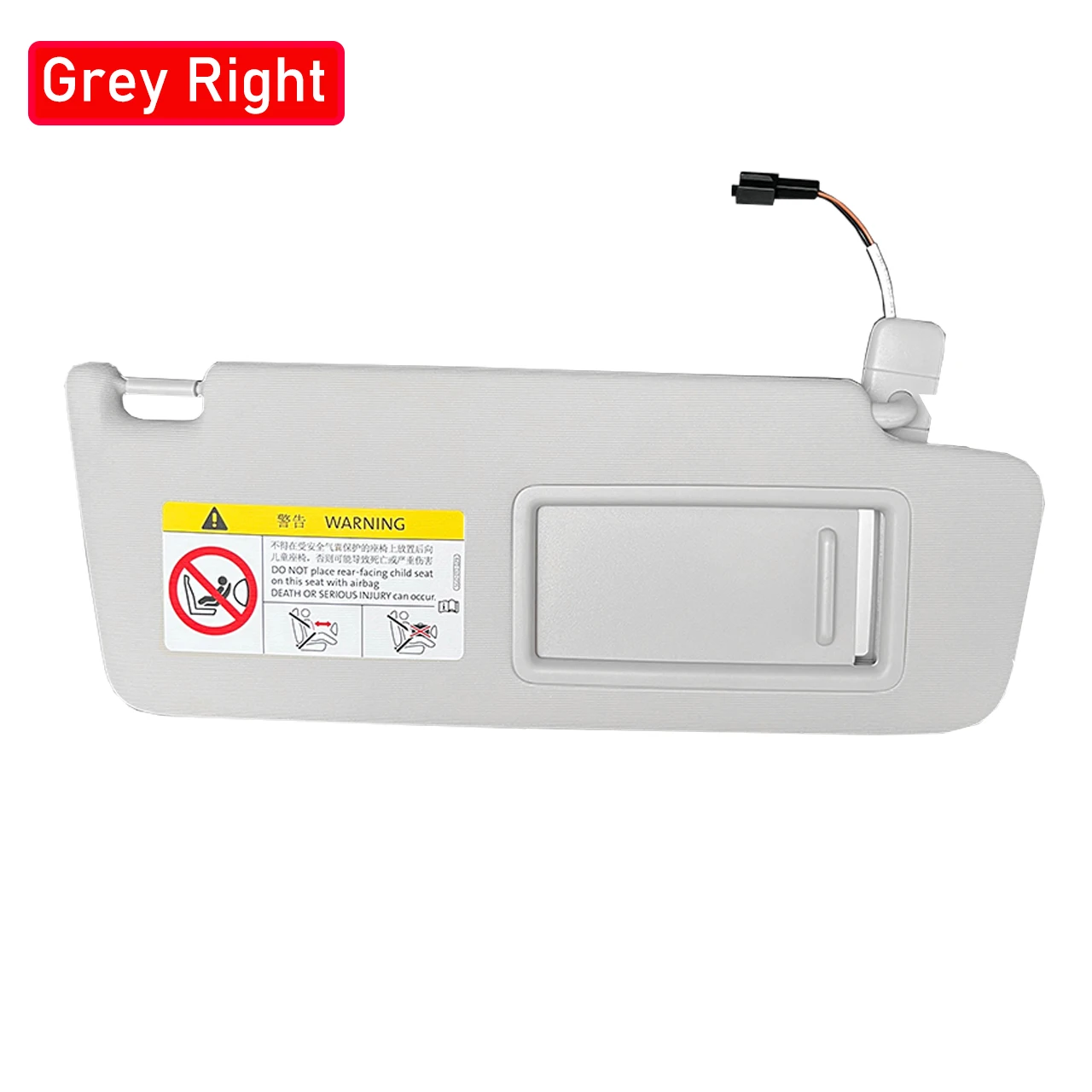 5GG857551 5GG857552 Voor VW Golf 7 MK7 2013-2021 Zwart Grijs Zonneklep Paneel Met Make-Up Spiegel Zonnescherm 5GG 857 551