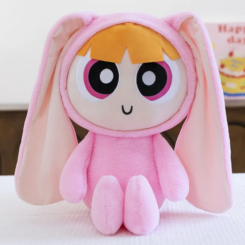 

70 см Kawaii The Powerpuff Girls плюшевая игрушка мягкий кролик большая мягкая кукла для детей подарок на день рождения дропшиппинг трансграничная