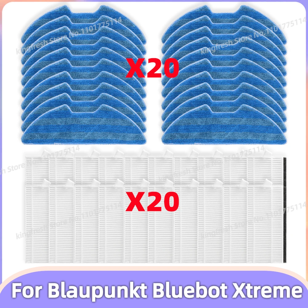 (Blaupunkt Bluebot Xtreme)対応 掃除機パーツ HEPAフィルター モップクロス アクセサリー