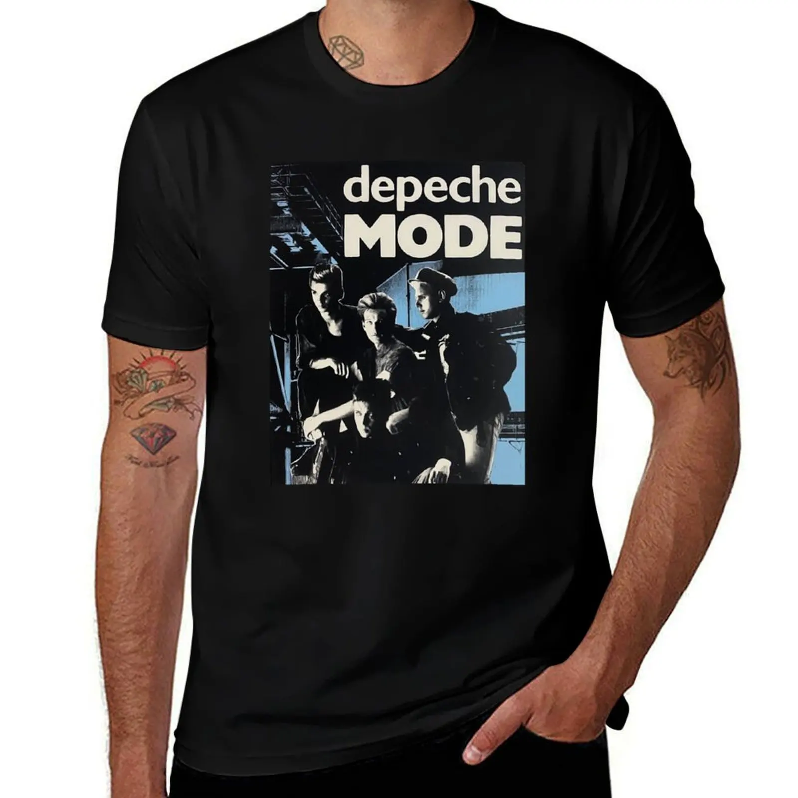 

Depeche Mode saudara T-Shirt Standard Fit Solid Tee Shirt