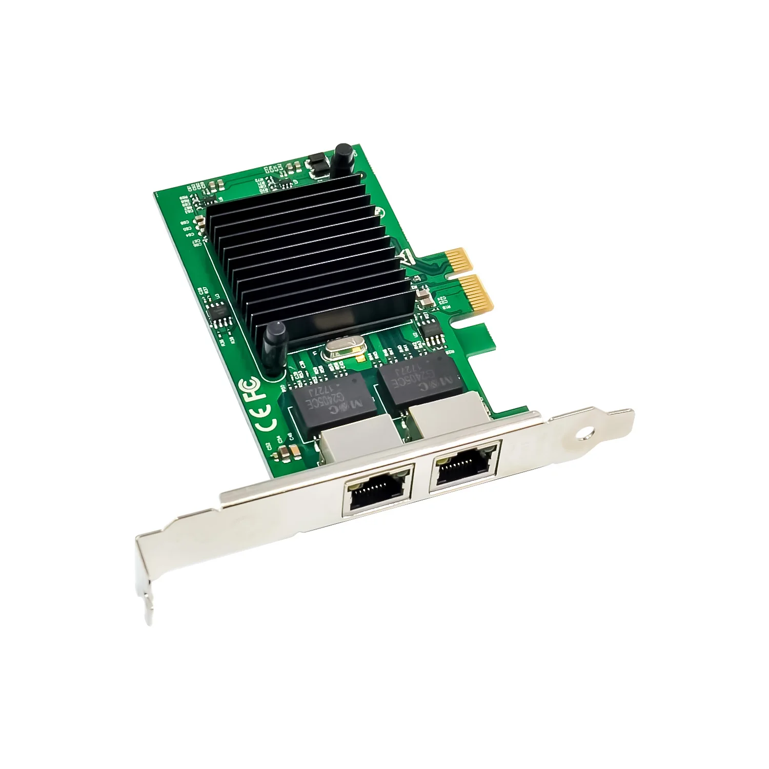 SUNWEIT ST725 PCIe X1 Intel 82575 Dual- RJ45 جيجابت إيثرنت NIC