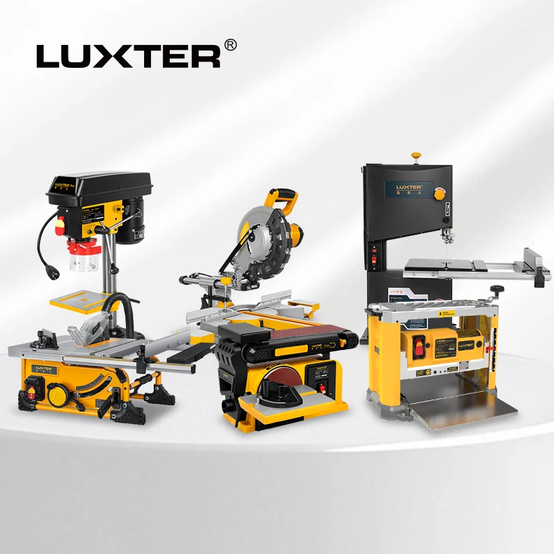 

6-in-1 Woodworking Machine Combo W/ Table Saw, Miter Saw,Planner,Band Saw | All-in-One Space Saving Power Tool for DIY & Pro Use