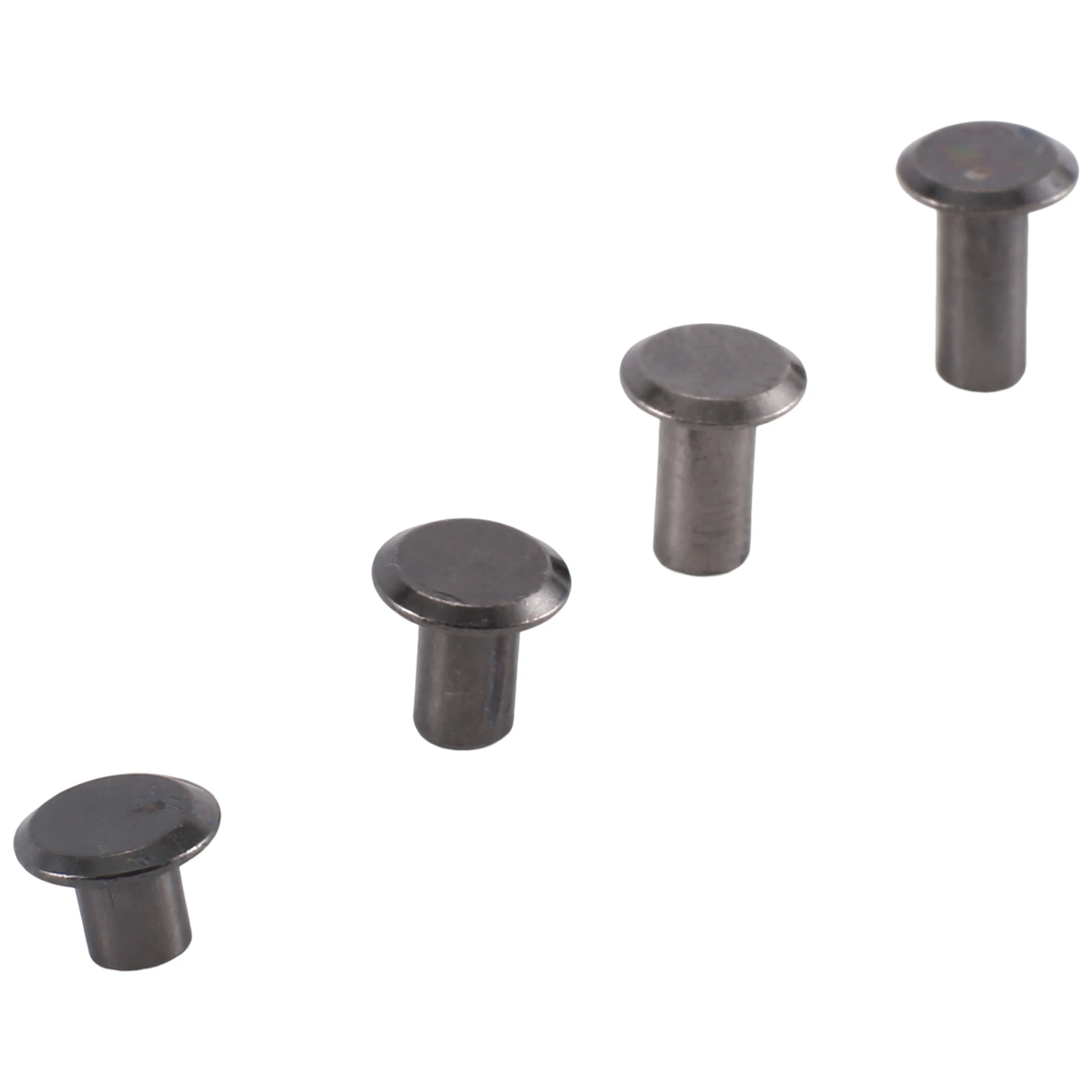 90 Sets Chicago Screws Assorted Kit, 6 Sizes Of Round Flat Head Leather Rivets Metal Screw Studs For DIY Leather Craft
