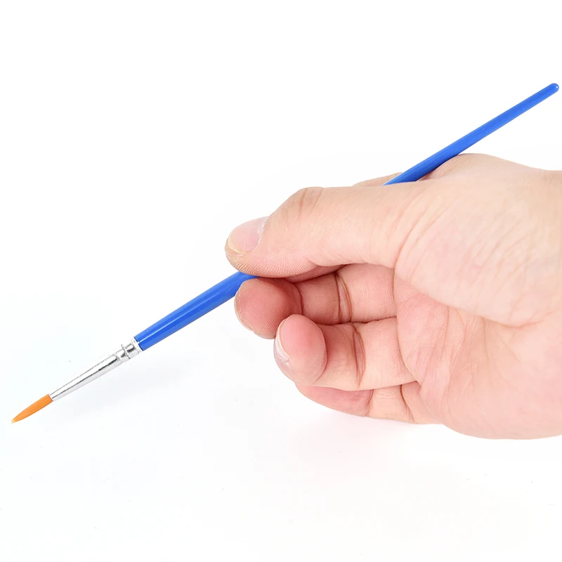 

Набор нейлоновых кистей для художников, акрила и акварели, круглые, с тонким кончиком, 10 шт.