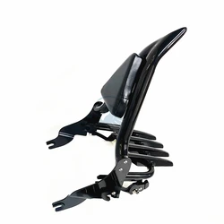 Luggage Rack Passenger Backrest Sissy Bar for Harley Davidson 2009 Up 2021 2026 Road King Street Glide CVO Touring