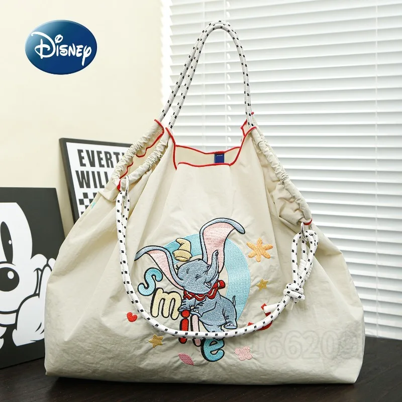 Disney Dumbo New Women's Handbag Embroidered Fashion Women's Shoulder Diagonal Bag Luxury Brand Original Casual Women's Bag