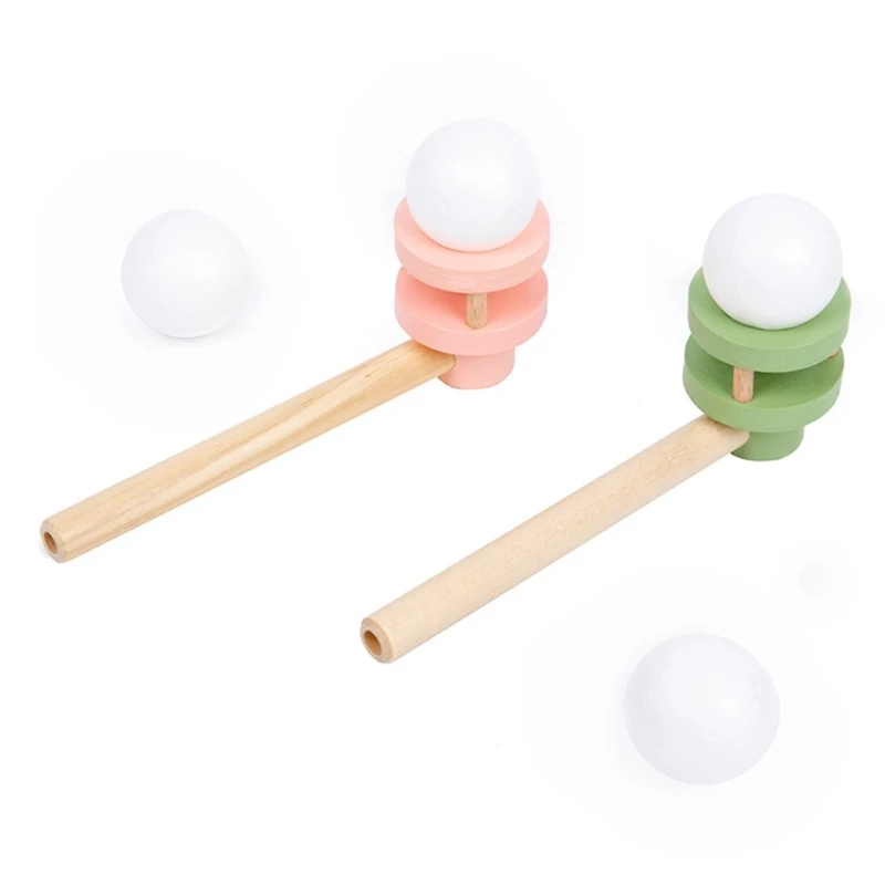 Classical Floating Blow Pipe Ball Blowing Toy Stress Reliever for Kids