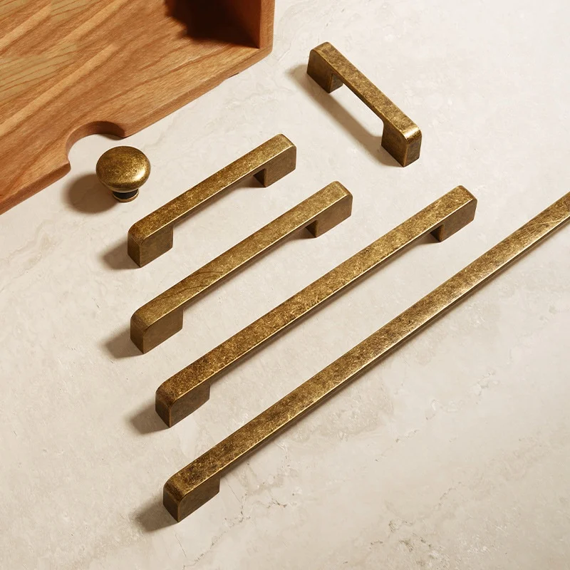 Antique Wardrobe Closet Handles Bronze Cupboard Drawer Knobs Kitchen Cabinet Storage Handles Furniture Hardware Cabinet Pulls