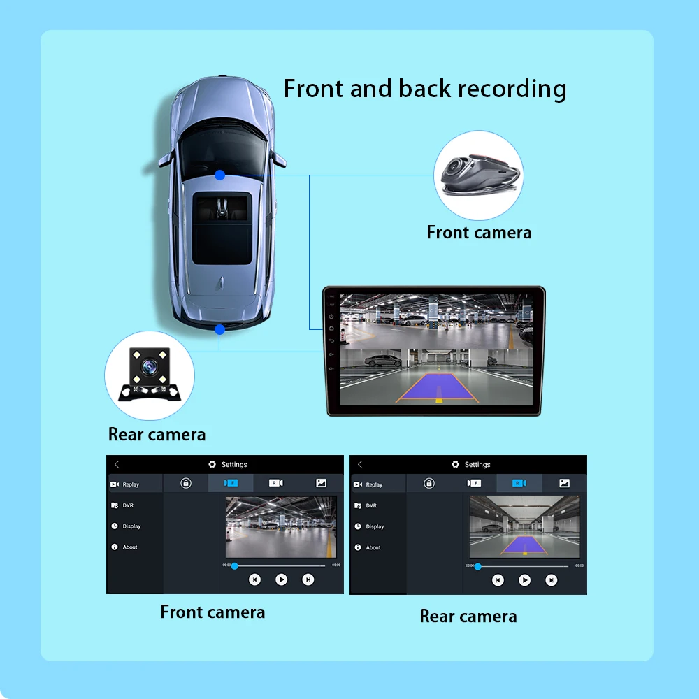 Factory Offer Android Car Player T100 Touch Screen 5GBT WIFI Mirror Link Car Radio 2 DIN 1280*720 Car Stereo